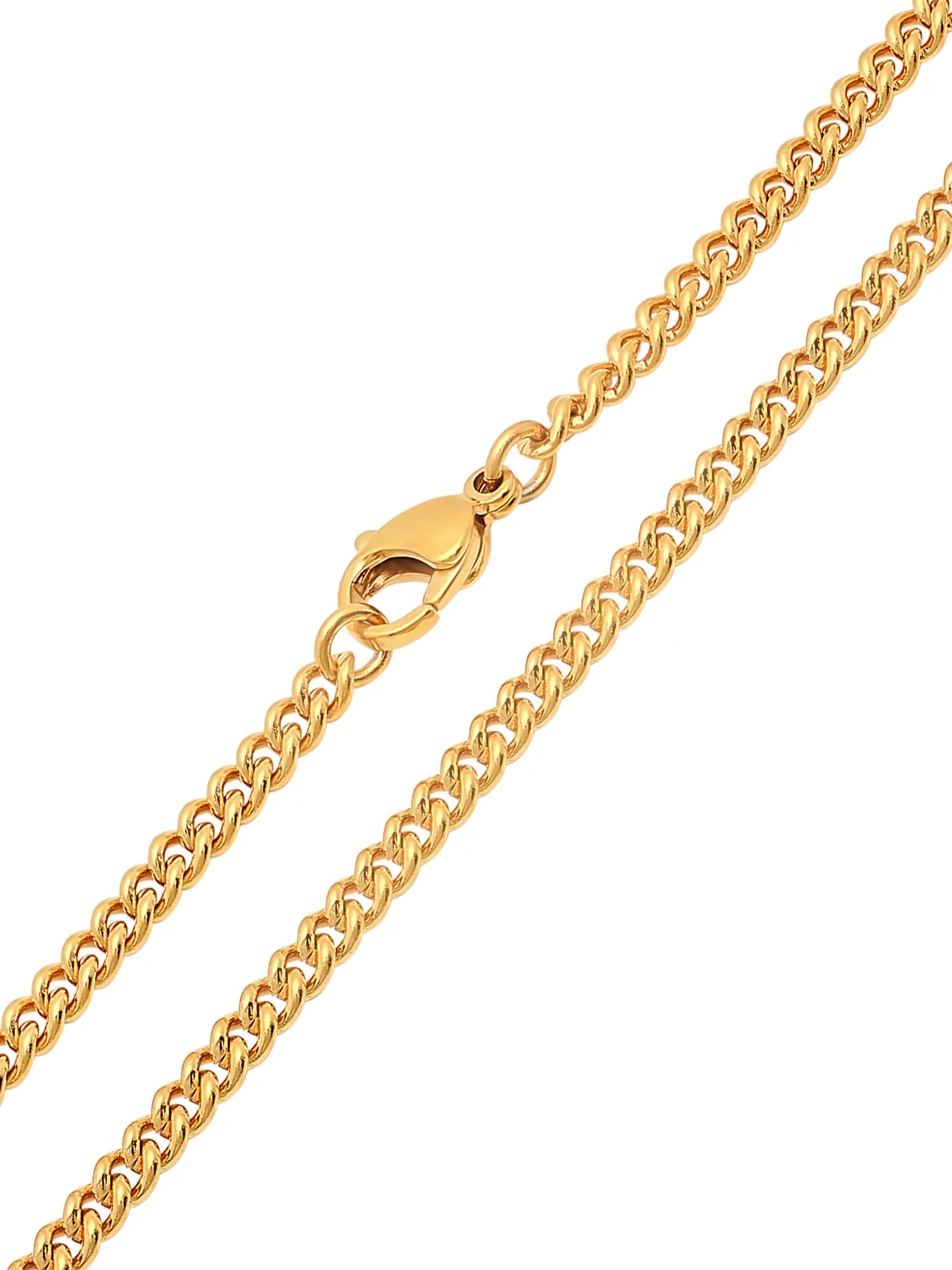 Curb Core Chain — Gold Tone Stainless Steel (24”)