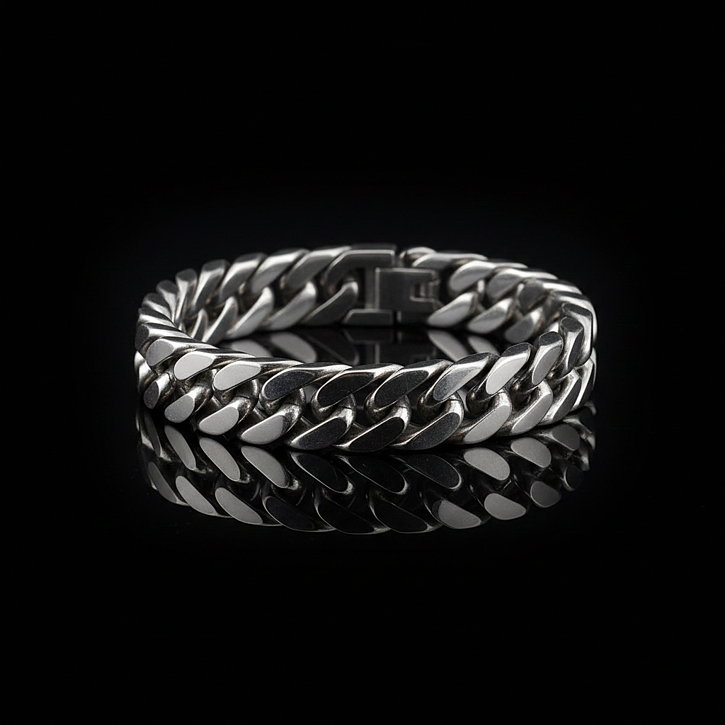 Cuban Core Bracelet — 12mm Stainless Steel Link