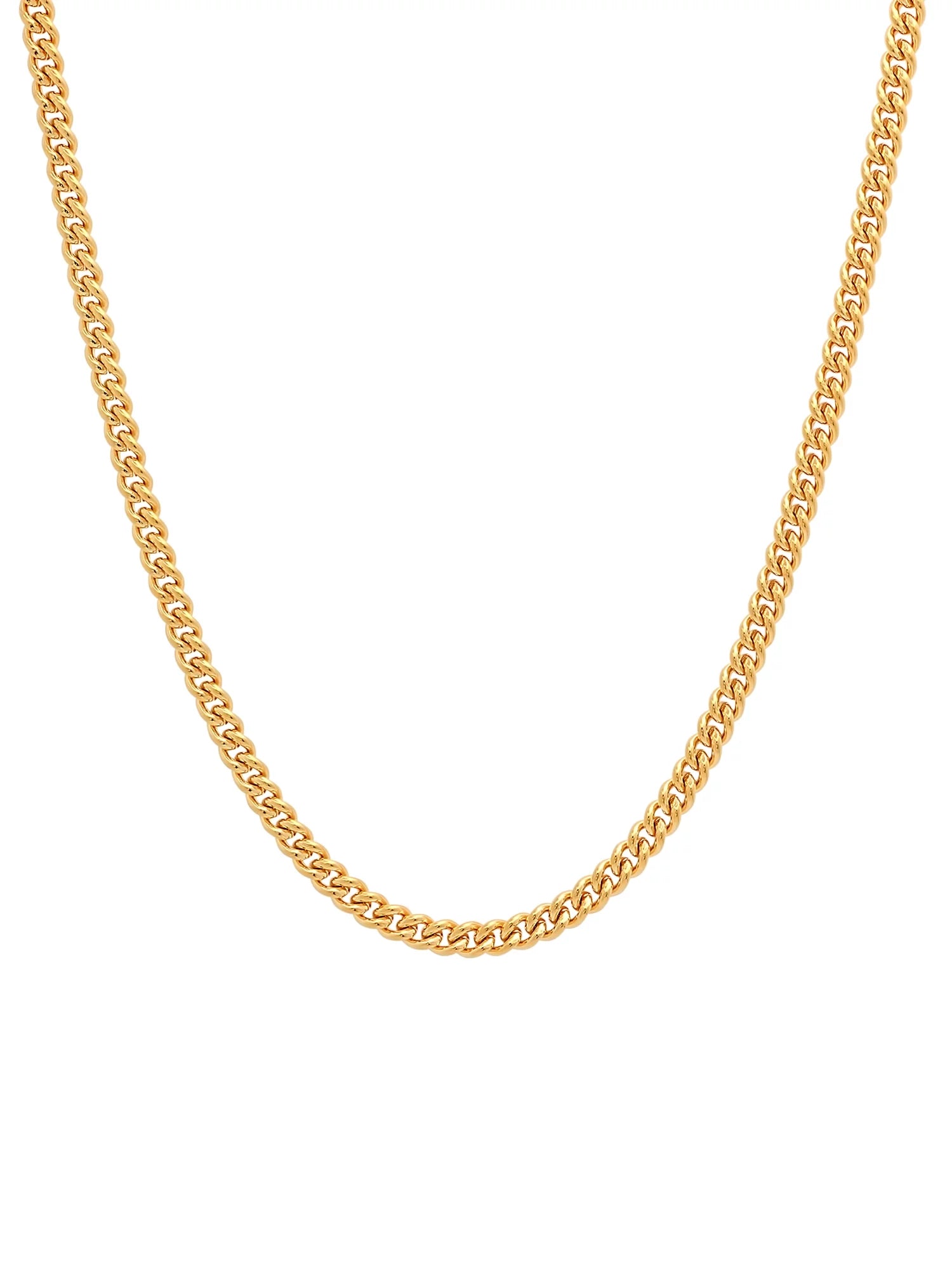 Curb Core Chain — Gold Tone Stainless Steel (24”)